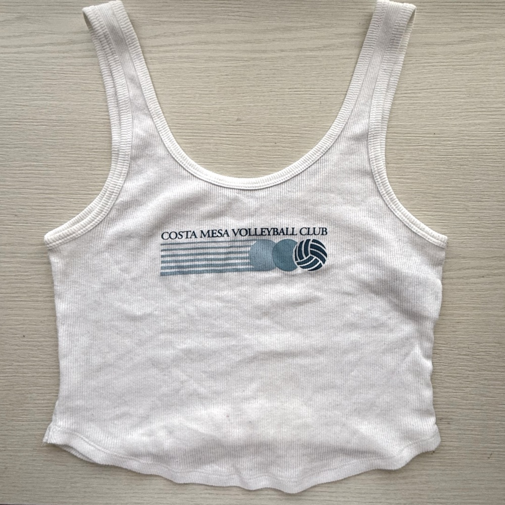 Costa Mesa Volleyball Club White Tank Top